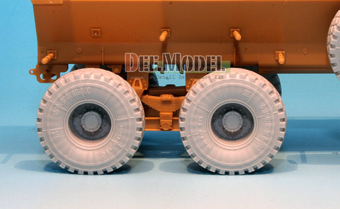 DEFモデル DW35035 1/35 現用 アメリカ バッファローMPCV 地雷除去車両 自重変形タイヤセット(ミシュランXZL)(ブロンコ CB35100用)(フロントタイヤ2個,リアタイヤ2種各2個+スペアタイヤ2個入り,マスキングシール付き)