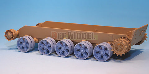 DEFモデル DW35055 1/35 現用 ソビエト/ロシア T-55 燃え尽きた転輪セット(汎用)(転輪5組分)