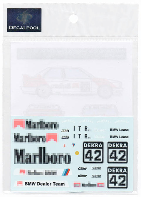 デカールプール DP051 1/24 BMW M3 マルボロ DTM '92