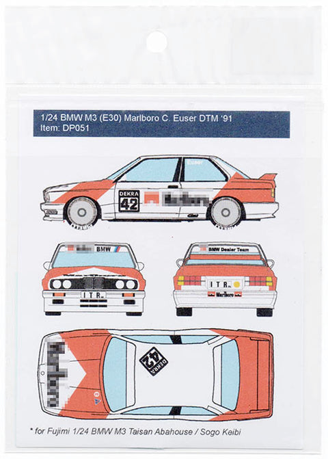 デカールプール DP051 1/24 BMW M3 マルボロ DTM '92