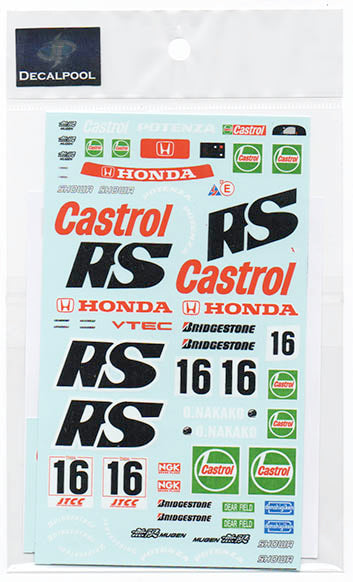 デカールプール DP145 1/24 ホンダ シビック EG9 RS カストロール 無限 JTCC '1994