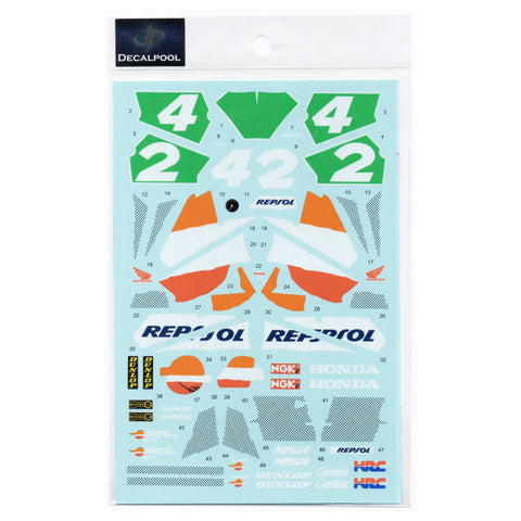 デカールプール DP264 1/12 ホンダ NSR250 レプソル #3/5 WGP '91 (デカールのみ)