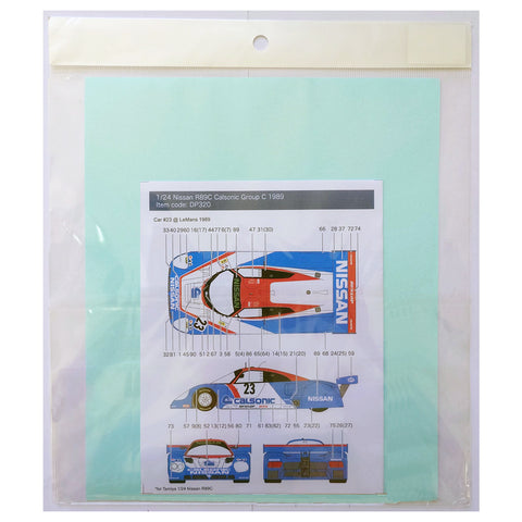 デカールプール DP320 1/24 日産 R89C カルソニック ル・マン 1989