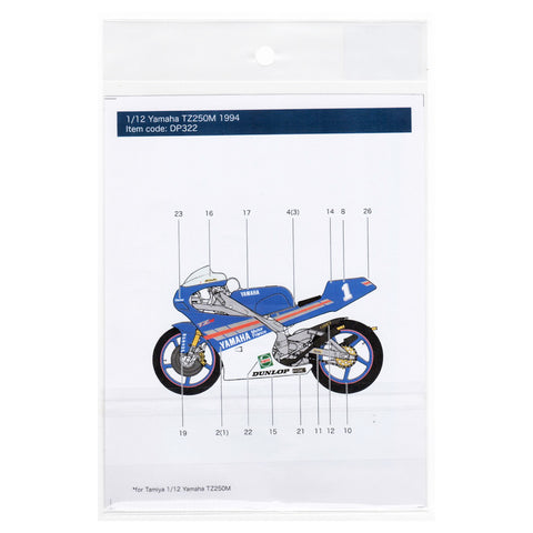 デカールプール DP322 1/12 ヤマハ TZ250M #1 1994
