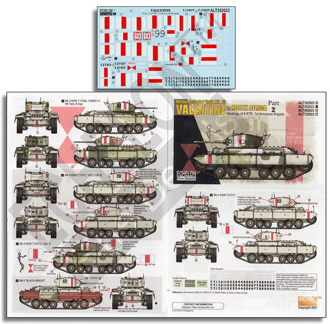 エシュロン ALT352023 1/35 北アフリカ戦線のバレンタイン戦車 パート2