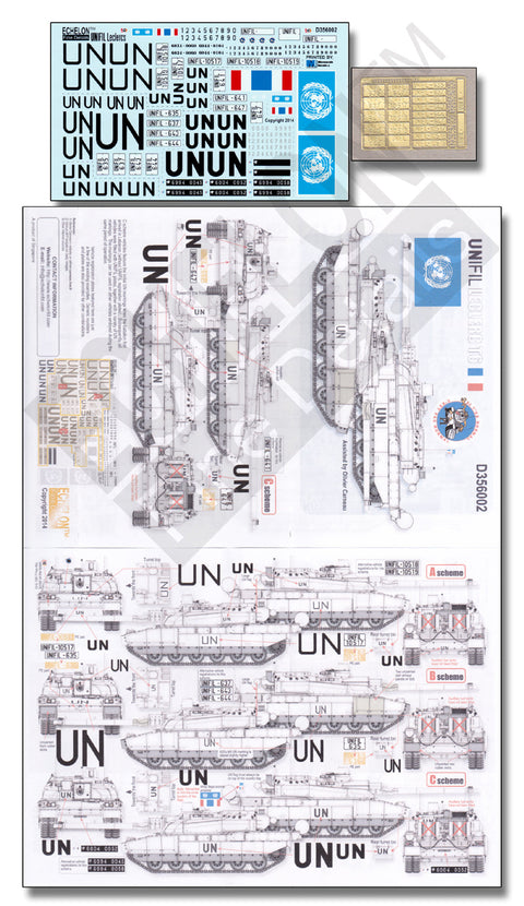 エシュロン D356002 1/35 国際連合レバノン暫定駐留軍(UNIFIL)のルクレール