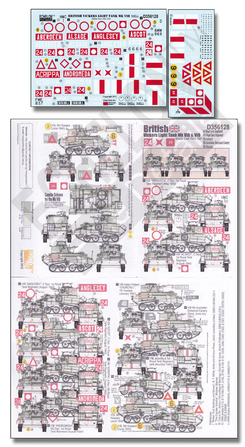 エシュロン D356128 1/35 イギリス ヴィッカース Mk.IVA/B(Part3)