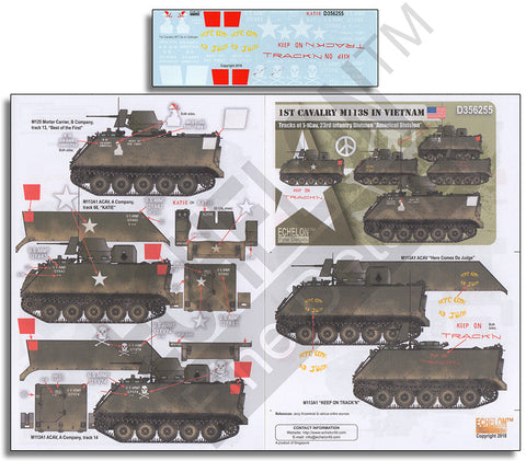 エシュロン D356255 1/35 ベトナム戦争における第23歩兵師団所属のM113