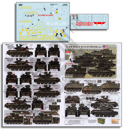 エシュロン D356269 1/35 アメリカ ベトナム戦争での第11装甲連隊パート3