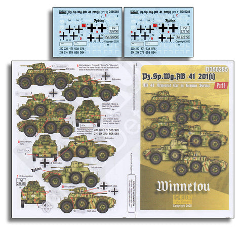 エシュロン D356285 1/35 ドイツPz.Sp.Wg.AB41 201(i) Part1