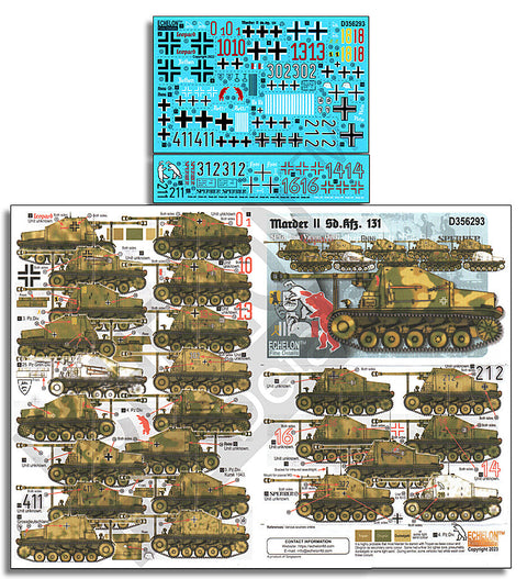 エシュロン D356293 1/35 Sd.Kfz.131マーダーII対戦車自走砲