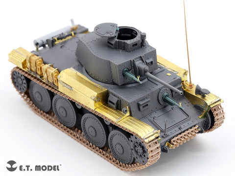 E.T.モデル E35-312 1/35 WWII ドイツ 38(t) E/F型 軽戦車(タミヤ35369用) エッチングパーツ