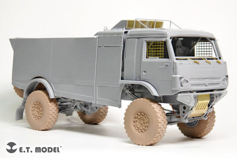 E.T.モデル E35-318 1/35 KAMAZ-43509”カマズ・マスター”トラック(ズベズダ3657用) エッチングパーツ