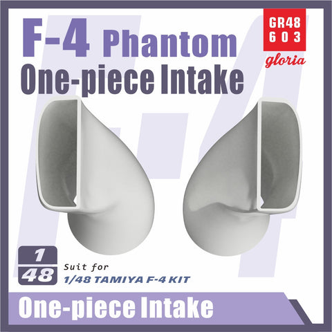 ETモデル GR48603 1/48 F-4 ファントム ワンピースインテーク(タミヤ用)