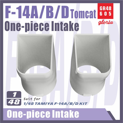 ETモデル GR48605 1/48 F-14A/B/D トムキャット ワンピースインテーク(タミヤ用)