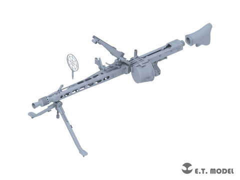 E.T.モデル P06-001 1/6 WWII ドイツ MG42 機関銃&弾薬箱