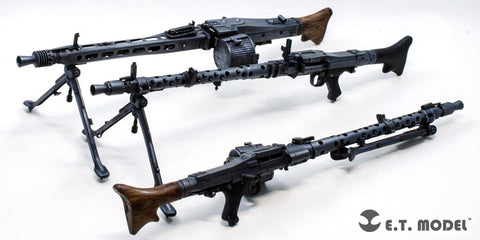 E.T.モデル P06-002 1/6 WWII ドイツ MG34 機関銃&弾薬箱
