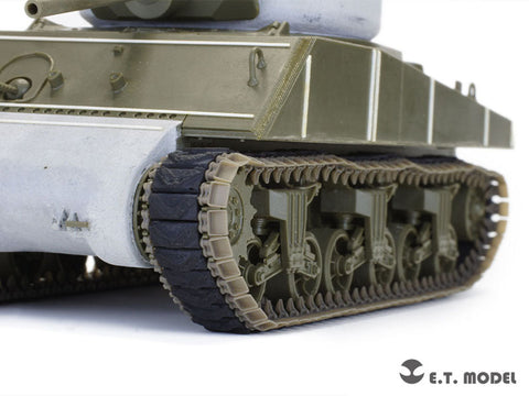 ETモデル P35-082 1/35 WWII アメリカ軍 M4 シャーマン T48 w/duck bill(Type 1) ワークブル履帯(3Dプリント)