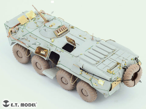 E.T.モデル P35-120 1/35 ロシア BTR-80/80A APC 自重変形タイヤ(ワイドタイプ) トランぺッター用