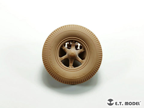 E.T.モデル P35-132 1/35 WWII ドイツ Sd.Kfz.7 8トン 自重変形タイヤ/スペアタイヤ タイプ1(ドラゴン/トランペッター用)