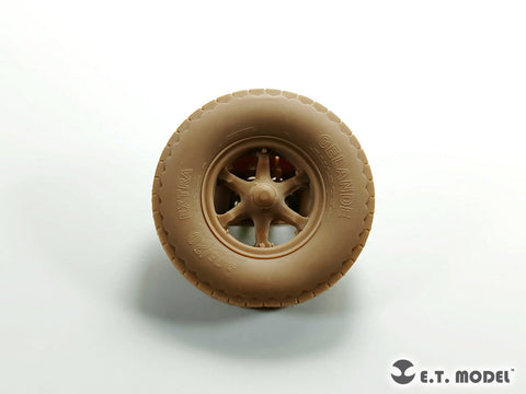 E.T.モデル P35-134 1/35 WWII ドイツ Sd.Kfz.7 8トン 自重変形タイヤ/スペアタイヤ タイプ3(ドラゴン/トランペッター用)