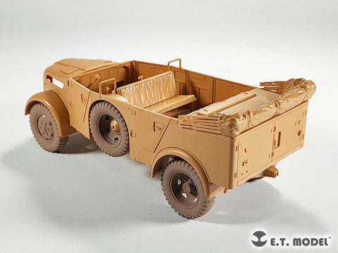 E.T.モデル P35-137 1/35 WWII ドイツ シュタイヤー1500A/1500A-1用自重変形タイヤ(タミヤ用)