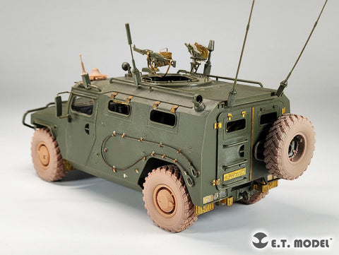 E.T.モデル P35-154 1/35 ロシア GAZ-233014 ティーグル 自重変形ホイール(モンモデル用)