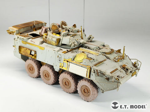 E.T.モデル P35-155 1/35 カナダ LAV III装甲車 自重変形ホイール(モンモデル用)