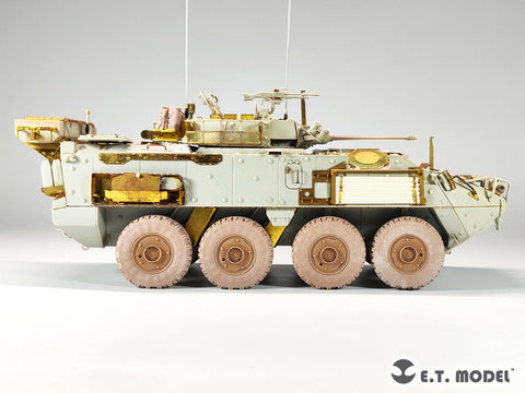 E.T.モデル P35-155 1/35 カナダ LAV III装甲車 自重変形ホイール(モンモデル用)