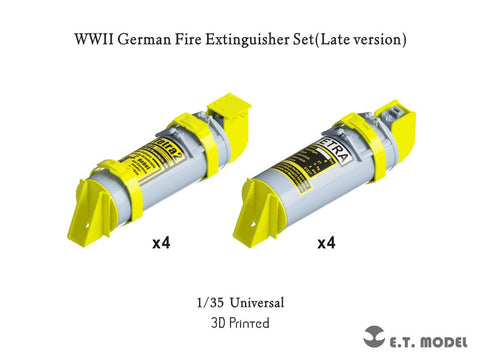 ETモデル P35-226 1/35 WWIIドイツ 消火器セット(後期型)