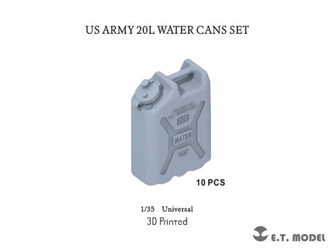 E.T.モデル P35-241 1/35 アメリカ陸軍 飲料水用20Lジェリカンセット(3Dプリント)