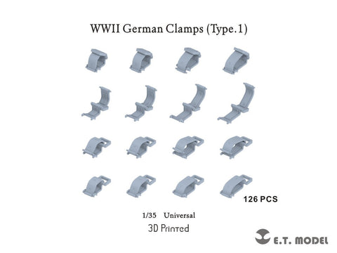 E.T.モデル P35-277 1/35 WWII ドイツ クランプセット(タイプ1)