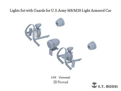 E.T.モデル P35-288 1/35 アメリカ陸軍 M8/M20 ライト・ライトガードセット