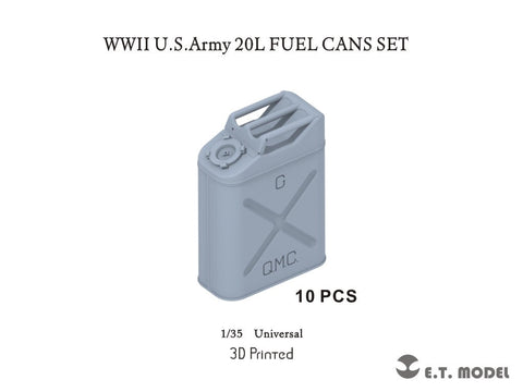 E.T.モデル P35-324 1/35 WWII アメリカ陸軍 20L 燃料用ジェリカンセット