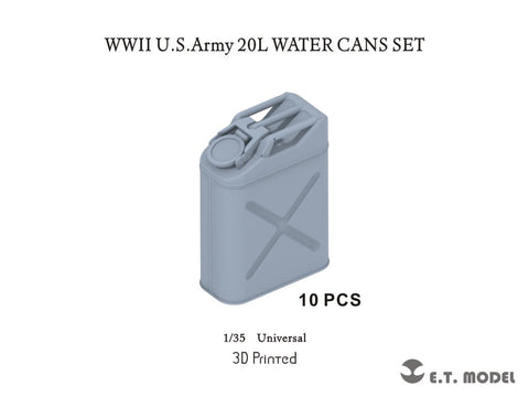 E.T.モデル P35-325 1/35 WWII アメリカ陸軍 20L 飲料水用ジェリカンセット