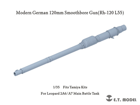 ETモデル P35-344 1/35 現用ドイツ レオパルド2A6/A7 MBT 120mm 滑空砲(Rh-120 L55)