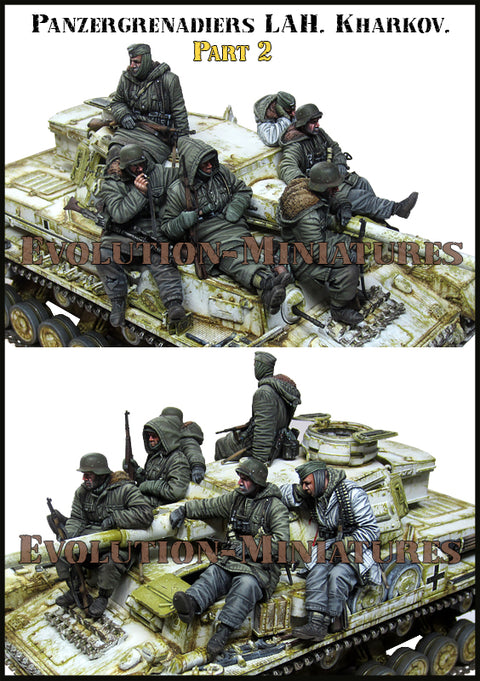 エボリューション BS-13 1/35 WWII ドイツ LAH師団 装甲擲弾兵 ハリコフ戦 ビッグセットPart.2