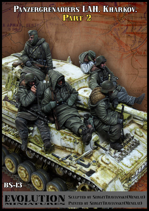 エボリューション BS-13 1/35 WWII ドイツ LAH師団 装甲擲弾兵 ハリコフ戦 ビッグセットPart.2