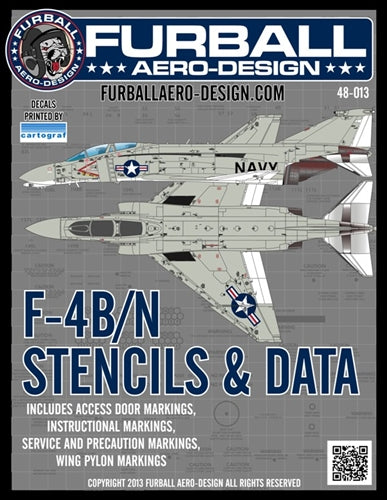 ファーボール 48-013 1/48 F-4B/N ステンシル