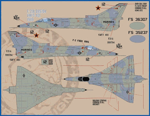 ファーボール 48-020 1/48 F-21A ライオン カブス 米海軍/アメリカ海兵隊 アグレッサー