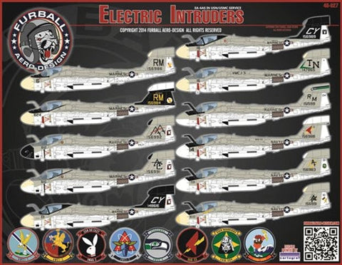 ファーボール 48-027 1/48 アメリカ空軍・アメリカ海兵隊 エレクトリック イントルーダーEA-6