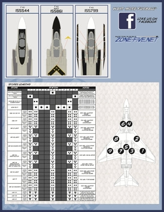 ファーボール 48-045 1/48 エアウイング オールスター トムキャット パート 3