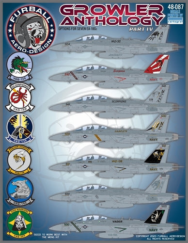 ファーボール 48-087 1/48 EA-18G Growler Anthology パートIV