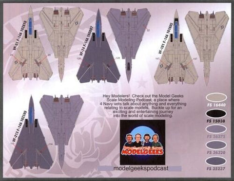ファーボール FDS-4825 1/48 トムキャット カラーズ・マーキング パート XII