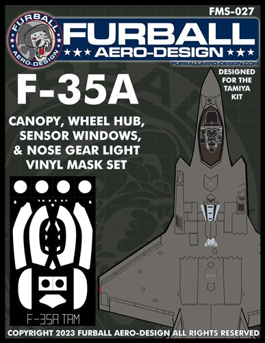ファーボール FMS-027 1/48 F-35A ビニールマスクセット(タミヤ用)
