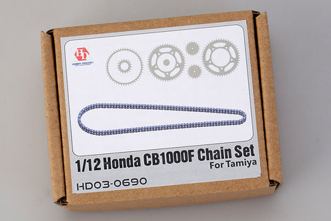 ホビーデザイン HD03-0690 1/12 3Dプリントチェーンセット タミヤ14144 ホンダ CB1000F用 (レジン+PE)