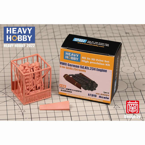 ヘビーホビー HH-35064 1/35 WWII ドイツ装甲車Sd.Kfz.234 エンジン