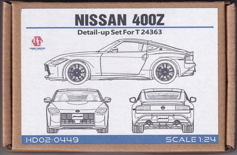 ホビーデザイン HD02-0449 1/24 日産 400Z ディティールアップセット(タミヤ24363用)(エッチングパーツ+レジン)