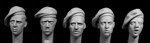 ホーネット HBH19 1/35 WWII後期 イギリス陸軍ベレー帽/ポーランド軍空挺部隊オプション