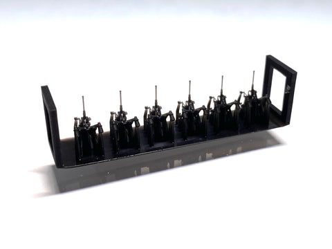 バンカースタジオ WS35002 1/350 WWIIドイツ海軍 2cm単装対空砲 38型(ビスマルク型用)